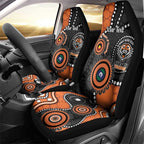 Tigers NAIDOC Week 2026 Personalised Car Seat Cover 50 Years of Deadly Aboriginal Art