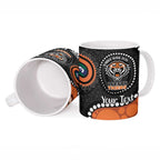 Tigers NAIDOC Week 2026 Personalised Ceramic Mug 50 Years of Deadly Aboriginal Art
