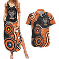 Tigers NAIDOC Week 2026 Personalised Couples Matching Summer Maxi Dress and Hawaiian Shirt 50 Years of Deadly Aboriginal Art