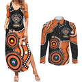 Tigers NAIDOC Week 2026 Personalised Couples Matching Summer Maxi Dress and Long Sleeve Button Shirt 50 Years of Deadly Aboriginal Art