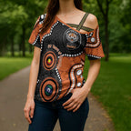 Tigers NAIDOC Week 2026 Personalised Cross Shoulder Shirt 50 Years of Deadly Aboriginal Art