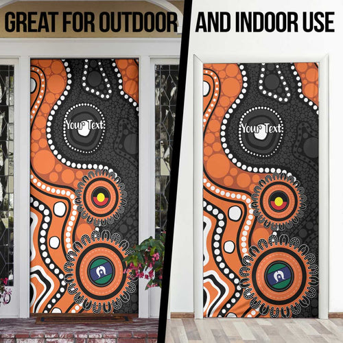 Tigers NAIDOC Week 2026 Personalised Door Cover 50 Years of Deadly Aboriginal Art