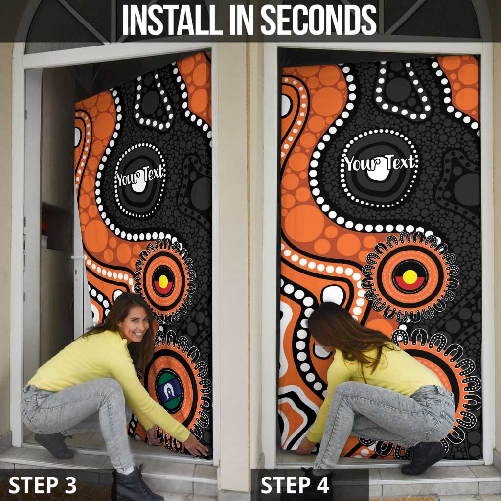 Tigers NAIDOC Week 2026 Personalised Door Cover 50 Years of Deadly Aboriginal Art