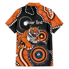 Tigers NAIDOC Week 2026 Personalised Family Matching Off Shoulder Maxi Dress and Hawaiian Shirt 50 Years of Deadly Aboriginal Art