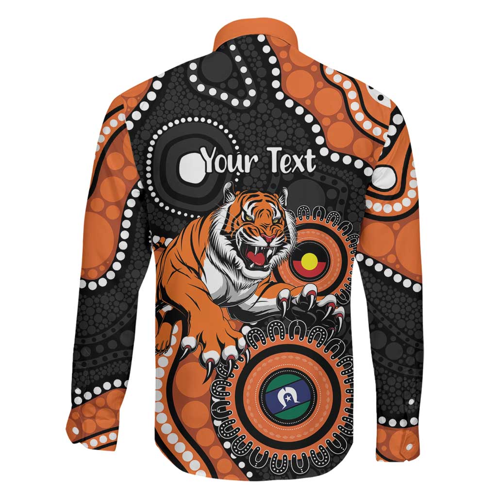 Tigers NAIDOC Week 2026 Personalised Family Matching Off Shoulder Short Dress and Hawaiian Shirt 50 Years of Deadly Aboriginal Art