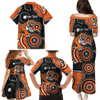 Tigers NAIDOC Week 2026 Personalised Family Matching Puletasi and Hawaiian Shirt 50 Years of Deadly Aboriginal Art