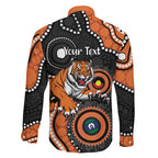 Tigers NAIDOC Week 2026 Personalised Family Matching Summer Maxi Dress and Hawaiian Shirt 50 Years of Deadly Aboriginal Art