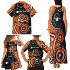 Tigers NAIDOC Week 2026 Personalised Family Matching Tank Maxi Dress and Hawaiian Shirt 50 Years of Deadly Aboriginal Art