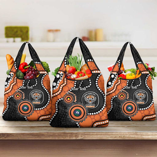 Tigers NAIDOC Week 2026 Personalised Grocery Bag 50 Years of Deadly Aboriginal Art