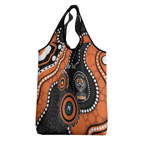 Tigers NAIDOC Week 2026 Personalised Grocery Bag 50 Years of Deadly Aboriginal Art