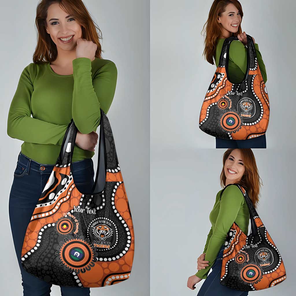 Tigers NAIDOC Week 2026 Personalised Grocery Bag 50 Years of Deadly Aboriginal Art