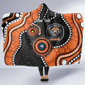 Tigers NAIDOC Week 2026 Personalised Hooded Blanket 50 Years of Deadly Aboriginal Art