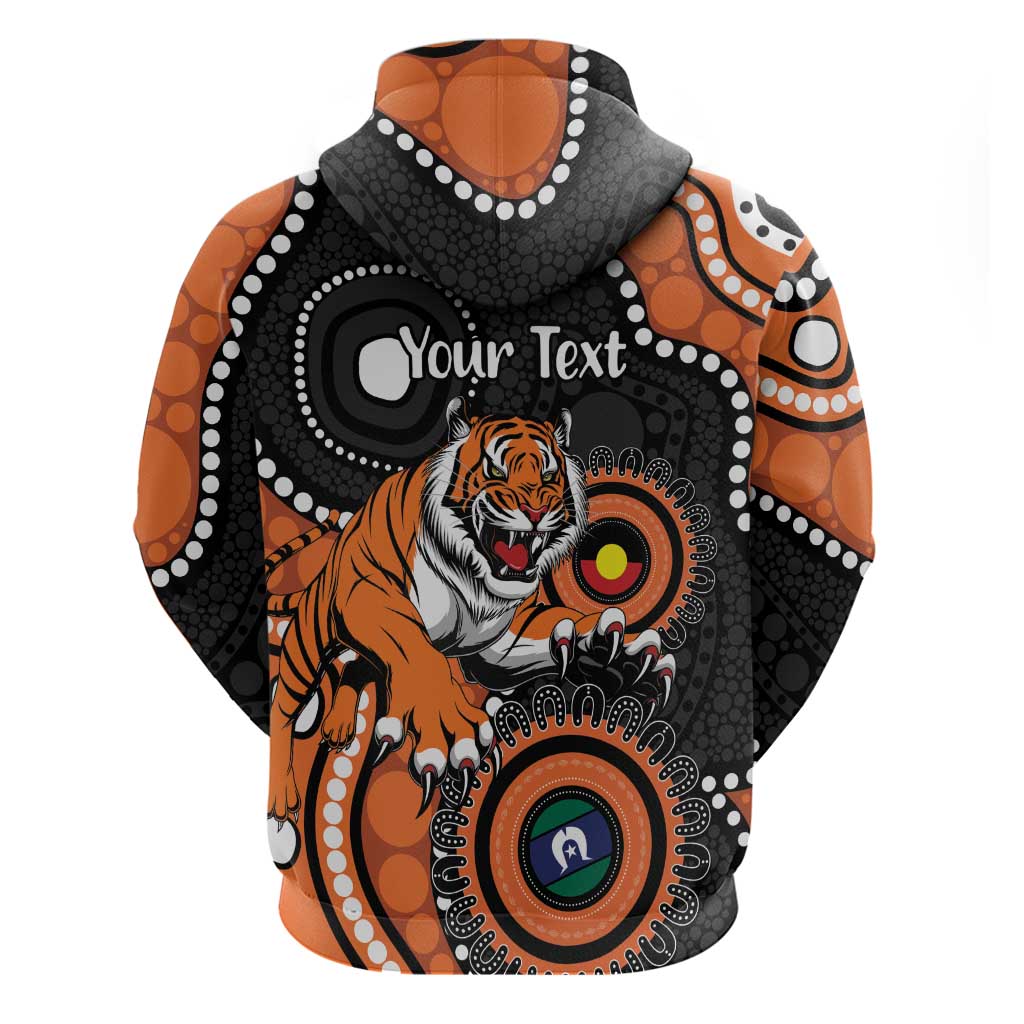 Tigers NAIDOC Week 2026 Personalised Hoodie 50 Years of Deadly Aboriginal Art
