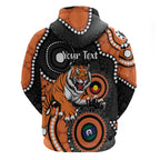 Tigers NAIDOC Week 2026 Personalised Hoodie 50 Years of Deadly Aboriginal Art