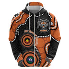 Tigers NAIDOC Week 2026 Personalised Hoodie 50 Years of Deadly Aboriginal Art