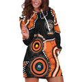 Tigers NAIDOC Week 2026 Personalised Hoodie Dress 50 Years of Deadly Aboriginal Art