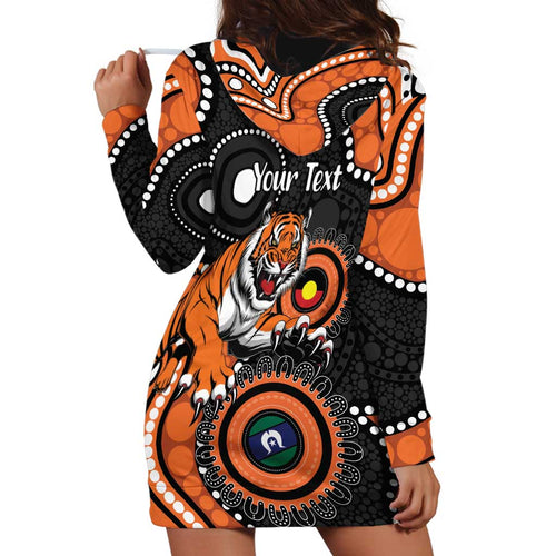 Tigers NAIDOC Week 2026 Personalised Hoodie Dress 50 Years of Deadly Aboriginal Art
