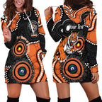 Tigers NAIDOC Week 2026 Personalised Hoodie Dress 50 Years of Deadly Aboriginal Art
