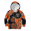 Tigers NAIDOC Week 2026 Personalised Kid Hoodie 50 Years of Deadly Aboriginal Art