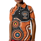 Tigers NAIDOC Week 2026 Personalised Kid Polo Shirt 50 Years of Deadly Aboriginal Art