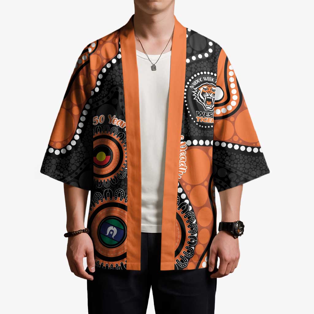 Tigers NAIDOC Week 2026 Personalised Kimono 50 Years of Deadly Aboriginal Art