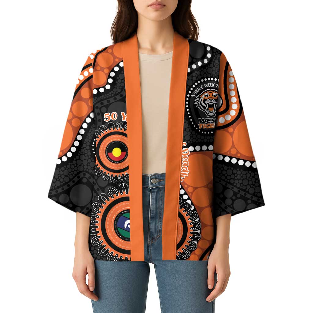 Tigers NAIDOC Week 2026 Personalised Kimono 50 Years of Deadly Aboriginal Art