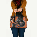Tigers NAIDOC Week 2026 Personalised Leather Bag 50 Years of Deadly Aboriginal Art