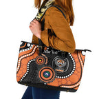 Tigers NAIDOC Week 2026 Personalised Leather Tote Bag 50 Years of Deadly Aboriginal Art