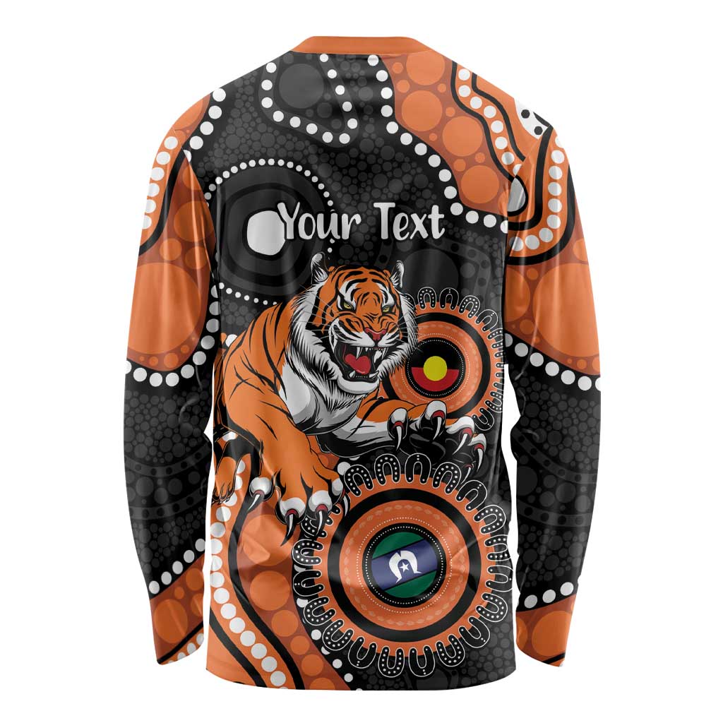 Tigers NAIDOC Week 2026 Personalised Long Sleeve Shirt 50 Years of Deadly Aboriginal Art