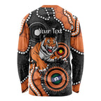 Tigers NAIDOC Week 2026 Personalised Long Sleeve Shirt 50 Years of Deadly Aboriginal Art