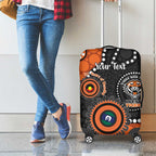 Tigers NAIDOC Week 2026 Personalised Luggage Cover 50 Years of Deadly Aboriginal Art