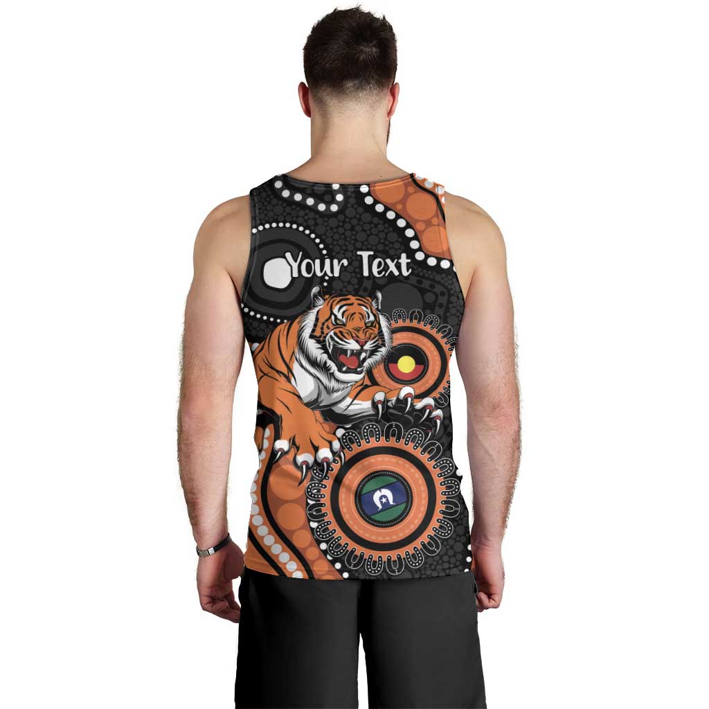 Tigers NAIDOC Week 2026 Personalised Men Tank Top 50 Years of Deadly Aboriginal Art