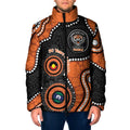 Tigers NAIDOC Week 2026 Personalised Padded Jacket 50 Years of Deadly Aboriginal Art