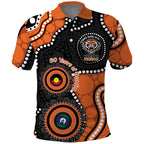 Tigers NAIDOC Week 2026 Personalised Polo Shirt 50 Years of Deadly Aboriginal Art