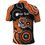 Tigers NAIDOC Week 2026 Personalised Polo Shirt 50 Years of Deadly Aboriginal Art