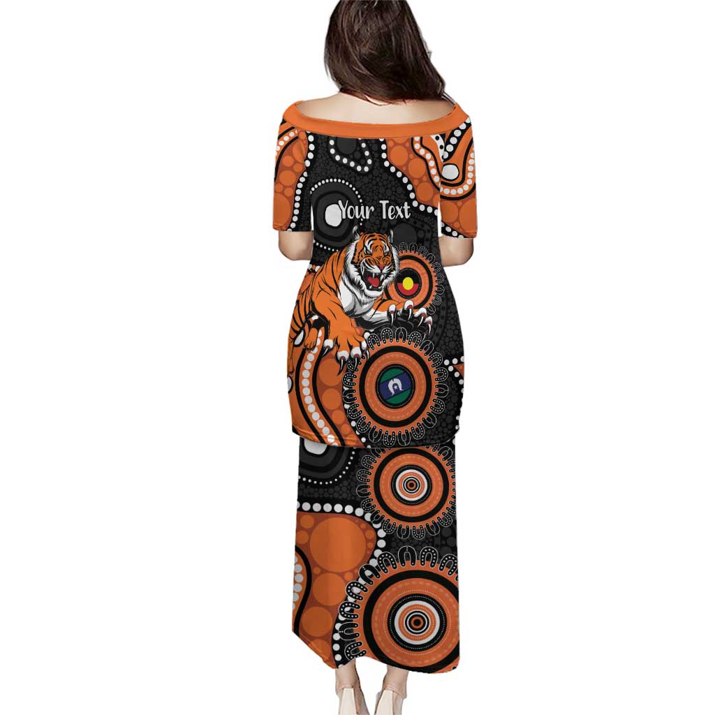 Tigers NAIDOC Week 2026 Personalised Puletasi 50 Years of Deadly Aboriginal Art