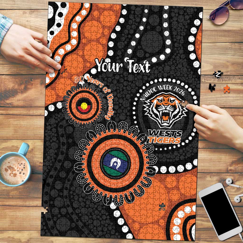 Tigers NAIDOC Week 2026 Personalised Puzzle 50 Years of Deadly Aboriginal Art