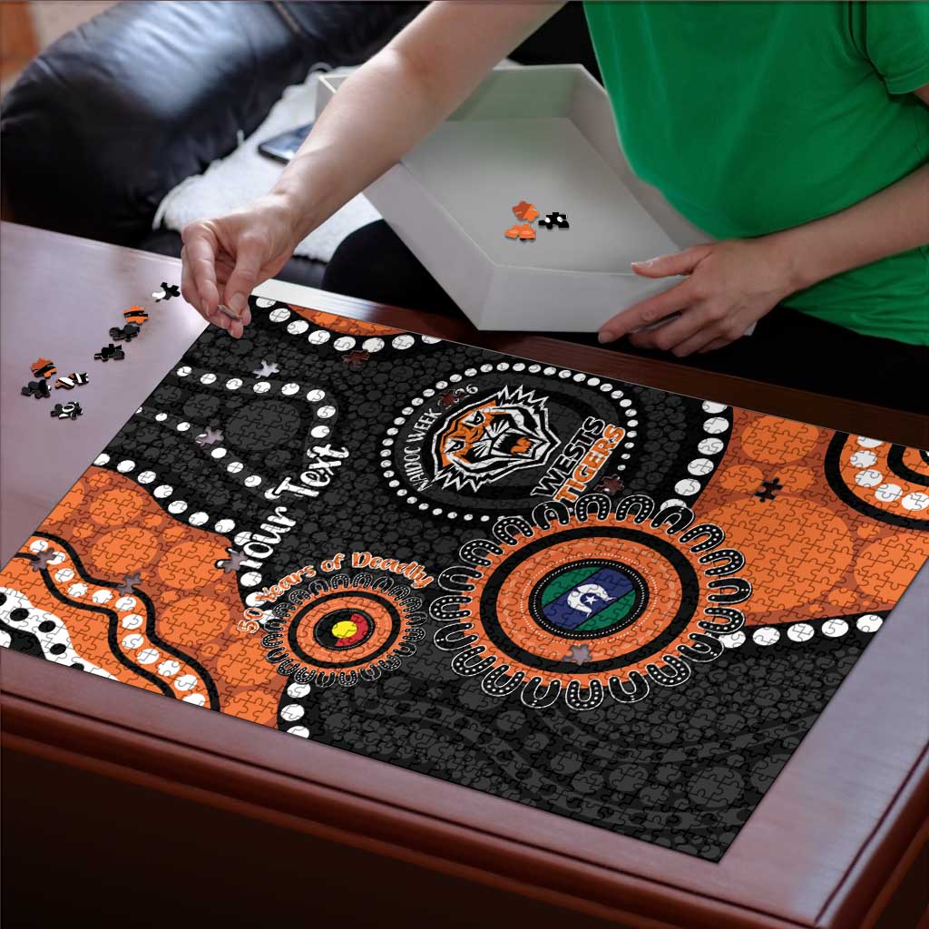 Tigers NAIDOC Week 2026 Personalised Puzzle 50 Years of Deadly Aboriginal Art