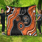 Tigers NAIDOC Week 2026 Personalised Quilt 50 Years of Deadly Aboriginal Art