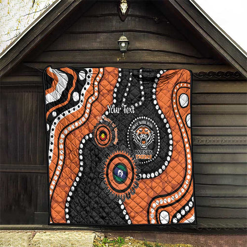 Tigers NAIDOC Week 2026 Personalised Quilt 50 Years of Deadly Aboriginal Art