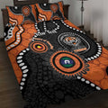Tigers NAIDOC Week 2026 Personalised Quilt Bed Set 50 Years of Deadly Aboriginal Art