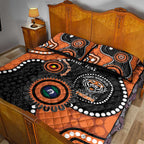 Tigers NAIDOC Week 2026 Personalised Quilt Bed Set 50 Years of Deadly Aboriginal Art