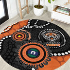 Tigers NAIDOC Week 2026 Personalised Round Carpet 50 Years of Deadly Aboriginal Art