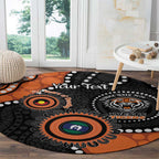 Tigers NAIDOC Week 2026 Personalised Round Carpet 50 Years of Deadly Aboriginal Art