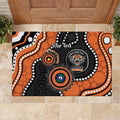 Tigers NAIDOC Week 2026 Personalised Rubber Doormat 50 Years of Deadly Aboriginal Art