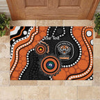 Tigers NAIDOC Week 2026 Personalised Rubber Doormat 50 Years of Deadly Aboriginal Art