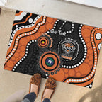 Tigers NAIDOC Week 2026 Personalised Rubber Doormat 50 Years of Deadly Aboriginal Art