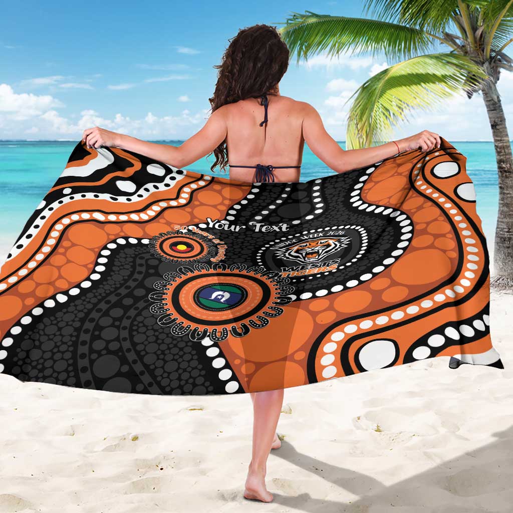 Tigers NAIDOC Week 2026 Personalised Sarong 50 Years of Deadly Aboriginal Art