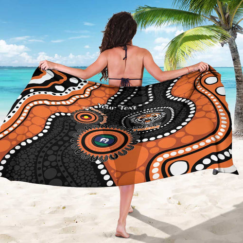 Tigers NAIDOC Week 2026 Personalised Sarong 50 Years of Deadly Aboriginal Art