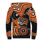 Tigers NAIDOC Week 2026 Personalised Sherpa Hoodie 50 Years of Deadly Aboriginal Art